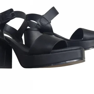 Calzaro Sandalias | Zapatos De Tac贸n | Zapato Sandalia Plataforma 22306 Negro
