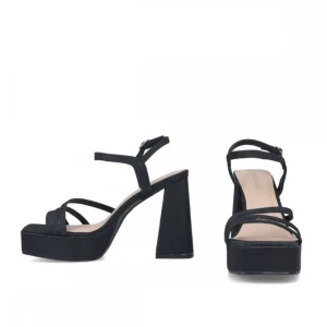 Calzaro Zapatos De Tac贸n | Zapato Sandalia Pollux 24081 Negro.