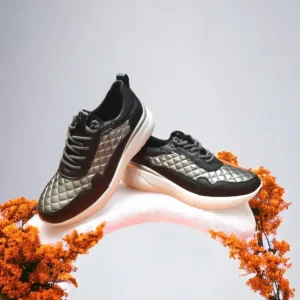 Calzaro Deportivas | Zapato Sneaker Casual 116 Plomo y Negro