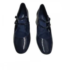 Calzaro Zapatos De Tac贸n | Zapato Tacón Medio Dos Pulseras Finas 519 Azul.