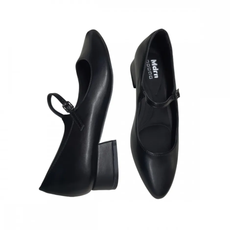 zapato_tacn_una_pulsera___4.webp Calzaro Zapatos De Tac贸n | Bailarinas | Zapato Tacón Una Pulsera 527 Negro.