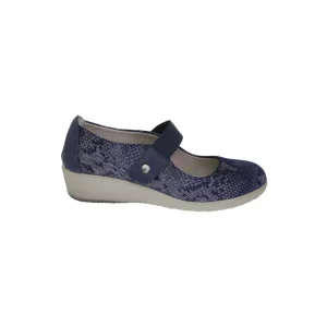 Calzaro Mocasines | Zapato Velcro 17122 azul