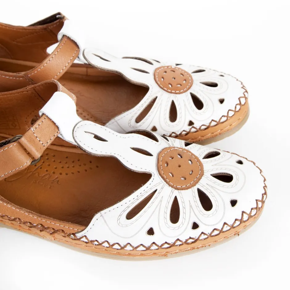 zapato_velcro_sport__en_n_3.webp Calzaro Zapatos Con Cordones | Zapato Velcro Sport 612 en Napa Blanco