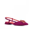Calzaro Zapatos De Tac贸n | Bailarinas | Zapato Vestir Destalonado 25458 Volva Buganvilla Magenta