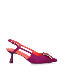 Calzaro Zapatos De Tac贸n | Zapato Vestir Destalonado 25457 Volva Buganvilla Magenta