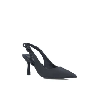 Calzaro Zapatos De Tac贸n | Zapato Vestir Destalonado 25186 Tacio Negro