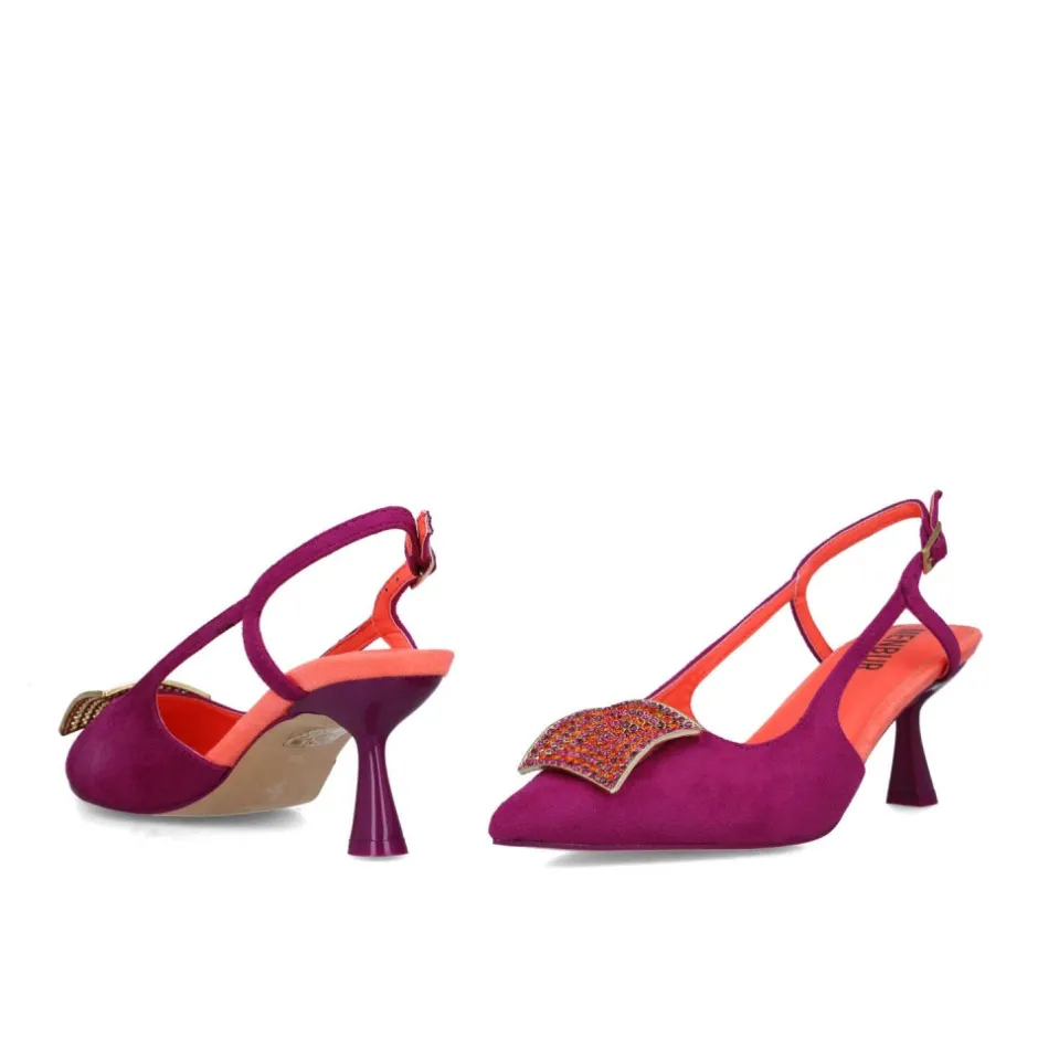zapato_vestir_destalonado_4.webp Calzaro Zapatos De Tac贸n | Zapato Vestir Destalonado 25457 Volva Buganvilla Magenta