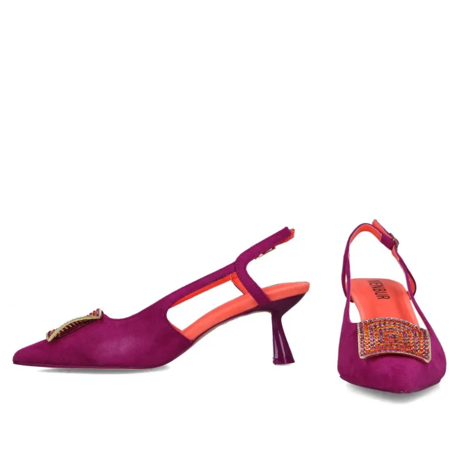 zapato_vestir_destalonado_5.webp Calzaro Zapatos De Tac贸n | Zapato Vestir Destalonado 25457 Volva Buganvilla Magenta