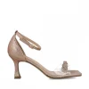 Calzaro Zapatos De Tac贸n | Zapato Vestir Peep Toe 23825 Perseus Maquillaje