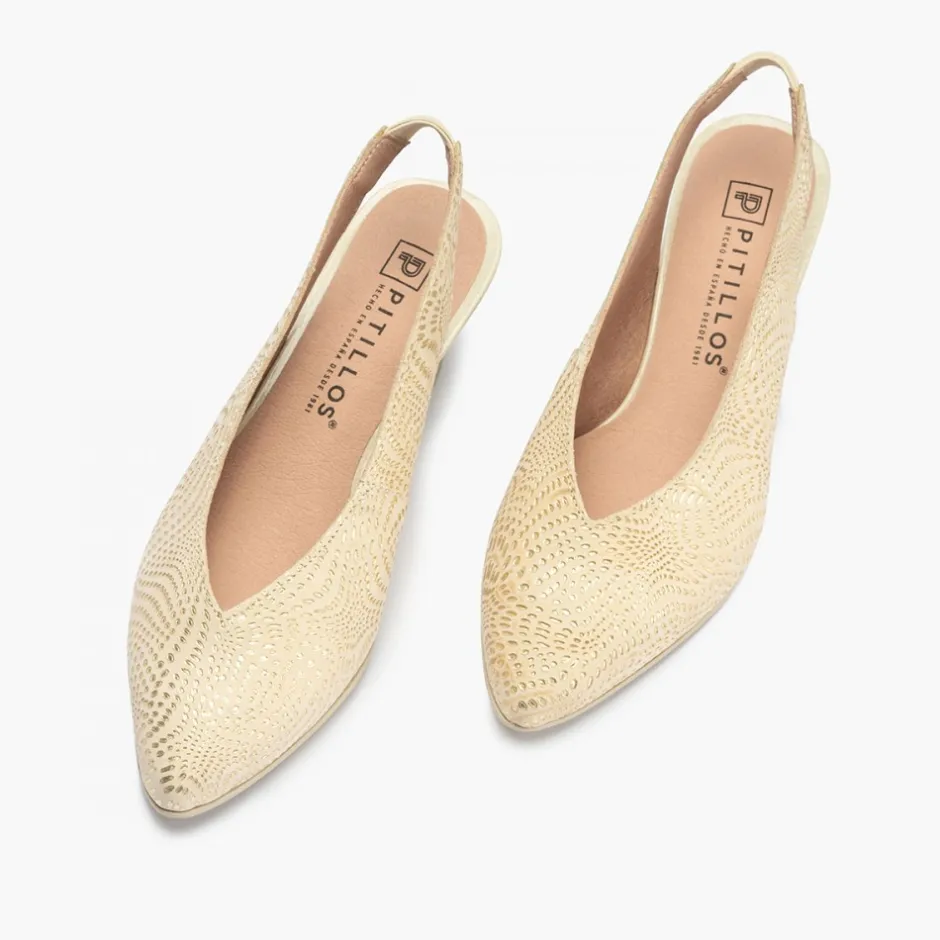 zapatos_de_saln_de_mujer__1-2.webp Calzaro Zapatos De Tac贸n | Zapatos de Salón de Mujer Destalonado 5750 en Piel y Tacón Embudo Dorado.