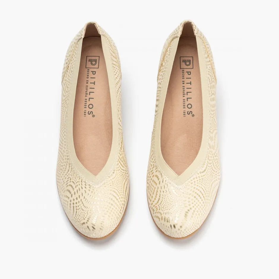 zapatos_de_saln_de_mujer__2-1.webp Calzaro Zapatos De Tac贸n | Zapatos de Salón de Mujer de Piel 5720 con Ribete Elástico con Tacón Medio Oro