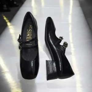 Calzaro Zapatos De Tac贸n | Confort | Zapatos de Tacón Bajo Con Dos Correas Mary Jane Desiree Daky 1 Negro.