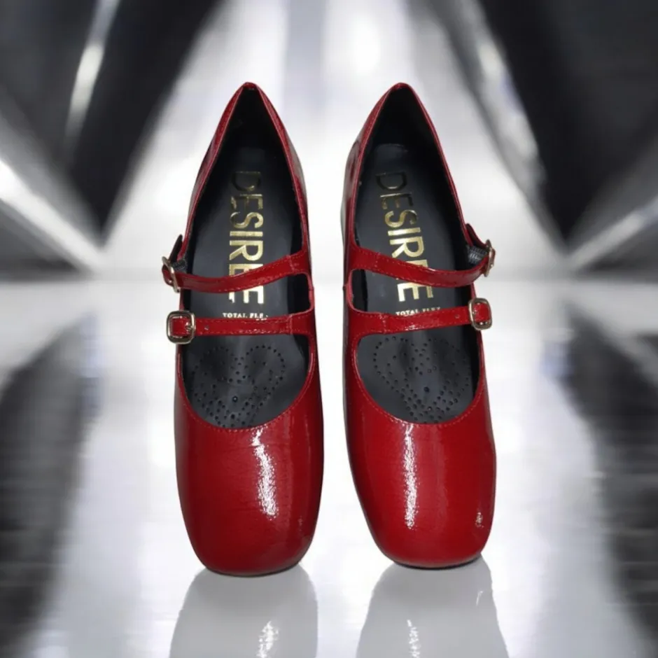 zapatos_de_tacn_bajo_con__6.webp Calzaro Zapatos De Tac贸n | Confort | Zapatos de Tacón Bajo Con Dos Correas Mary Jane Desiree Daky 1 Rojo.
