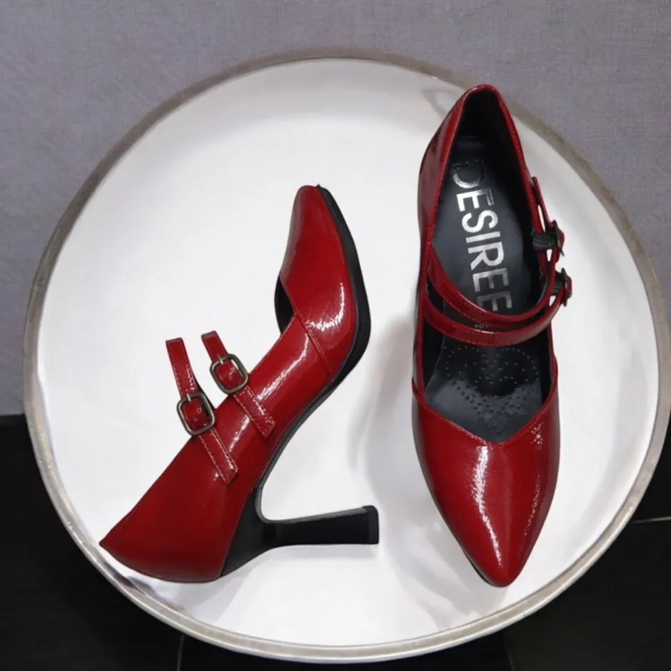 zapatos_de_tacn_mary_jane_4.webp Calzaro Zapatos De Tac贸n | Confort | Zapatos de Tacón Mary Jane Desiree Syra 22 Rojo.