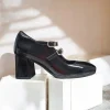 Calzaro Zapatos De Tac贸n | Confort | Zapatos de Tacón Medio Mary Jane Desiree Dami 16 Negro.