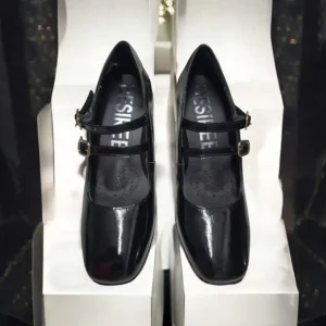 Calzaro Zapatos De Tac贸n | Confort | Zapatos de Tacón Medio Mary Jane Desiree Dami 16 Negro.