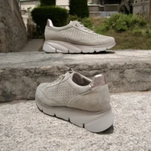 Calzaro Deportivas | Casual | Zapatos Deportivos Sneakers 184 Serraje Taupe.