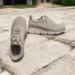 Calzaro Deportivas | Casual | Zapatos Deportivos Sneakers 184 Serraje Taupe.