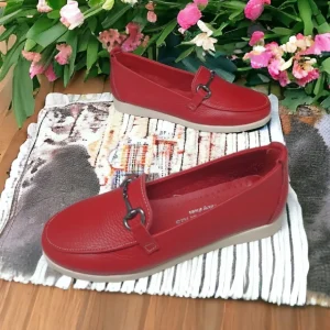 Calzaro Mocasines | Confort | Zapatos Mocasines 4450 Rojo.