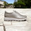Calzaro Confort | Zapatos Sneakers Picaditos Cordones Slip-on 422 Bronce