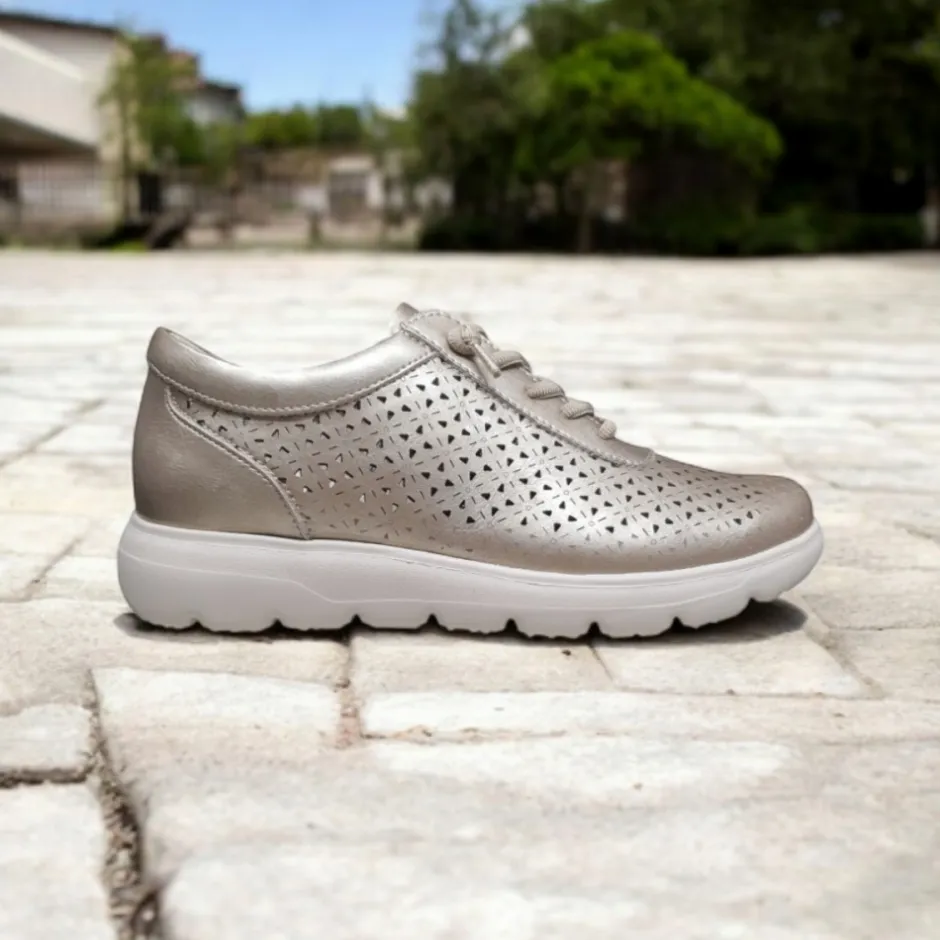 zapatos_sneakers_picadito_0-1.webp Calzaro Confort | Zapatos Sneakers Picaditos Cordones Slip-on 422 Bronce