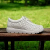Calzaro Confort | Zapatos Sneakers Picaditos Cordones Slip-on 422 Beige.
