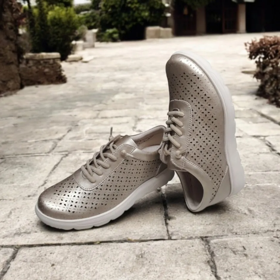 zapatos_sneakers_picadito_6-1.webp Calzaro Confort | Zapatos Sneakers Picaditos Cordones Slip-on 422 Bronce