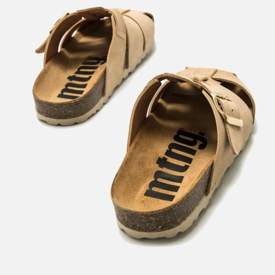 zueco__liliane_serraje_be_3.webp Calzaro Zuecos | Sandalias Bios | Zueco 59375 Liliane Serraje Beige Arena.