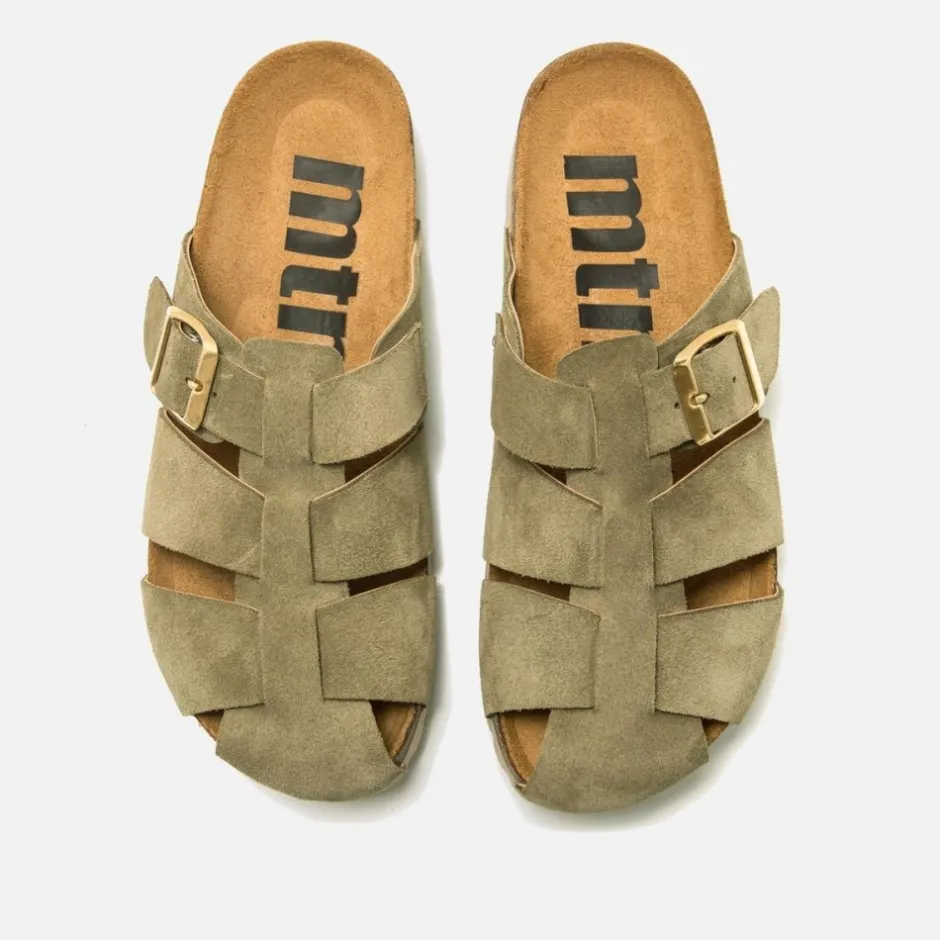 zueco__liliane_serraje_ve_4.webp Calzaro Zuecos | Sandalias Bios | Zueco 59375 Liliane Serraje Verde Kaki .