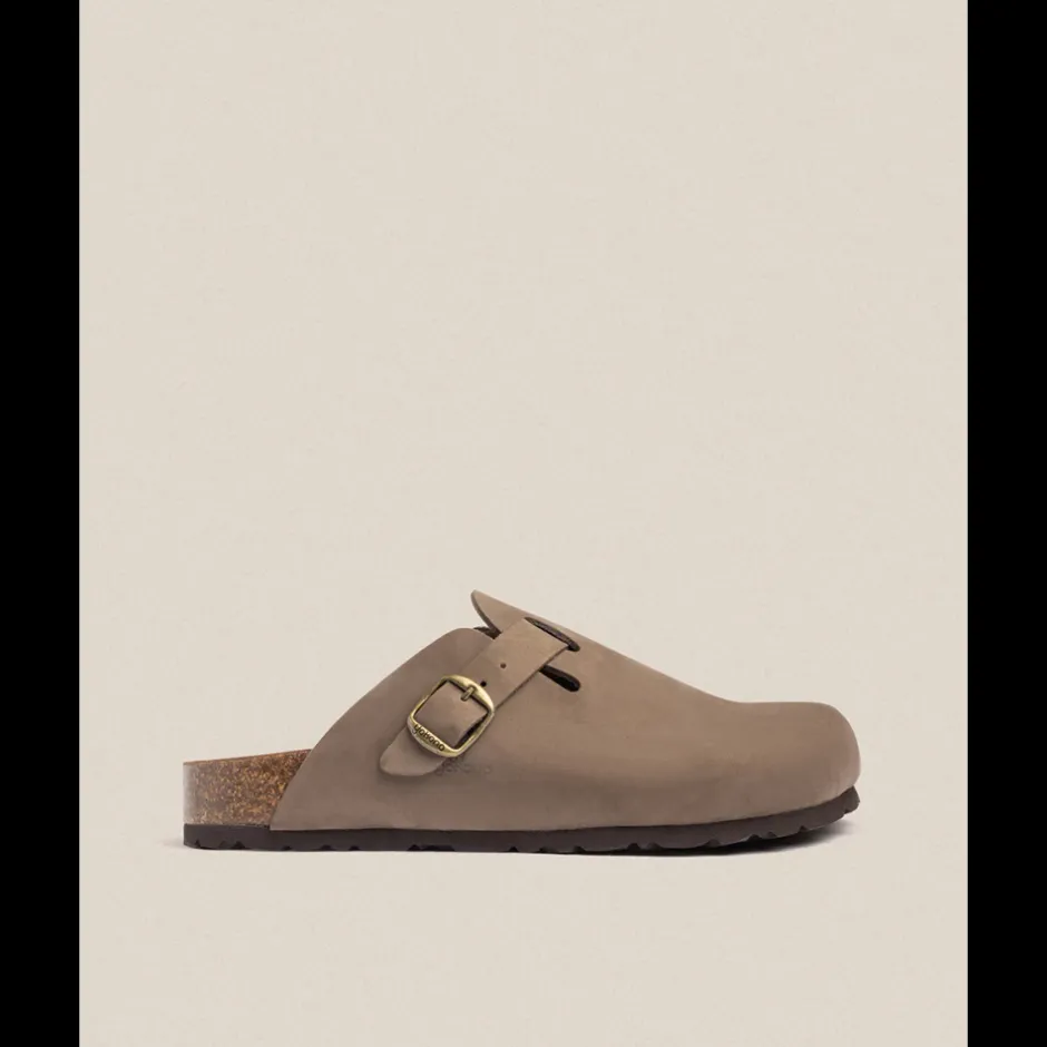 zueco__nobuk_taupe_marrn_0.webp Calzaro Sandalias | Sandalias Bios | Zueco 599 Nobuk Taupe Marrón.