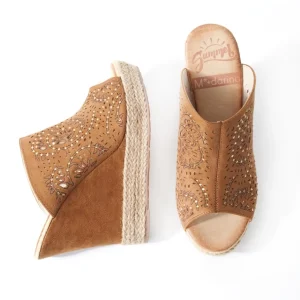 Calzaro Zuecos | Zueco Cuña 219 Camel