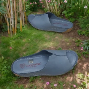Calzaro Sandalias | Zueco Pinkie Confort 24050 Azul