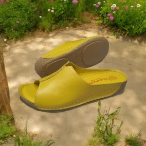 Calzaro Sandalias | Zueco Pinkie Confort 24050 Mostaza
