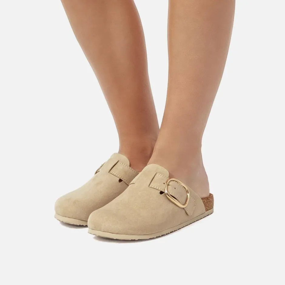 zueco_plano_bios__linit_b_3.webp Calzaro Zuecos | Sandalias Bios | Zueco Plano Bios 59551 Linit Beige Arena