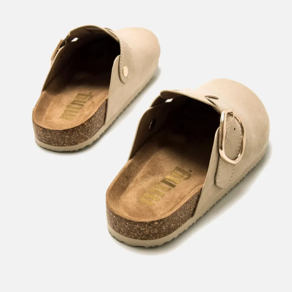 zueco_plano_bios__linit_b_4.webp Calzaro Zuecos | Sandalias Bios | Zueco Plano Bios 59551 Linit Beige Arena
