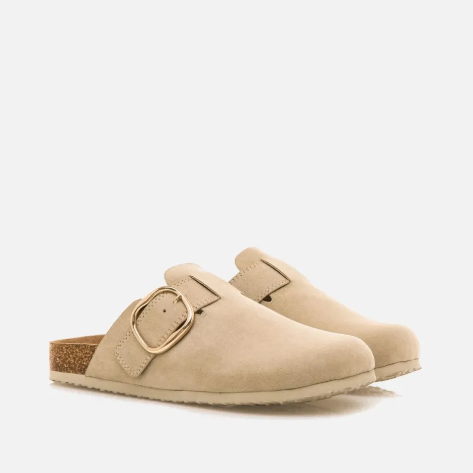 zueco_plano_bios__linit_b_5.webp Calzaro Zuecos | Sandalias Bios | Zueco Plano Bios 59551 Linit Beige Arena