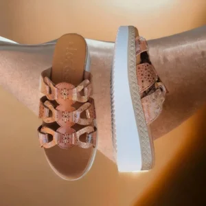 Calzaro Sandalias | Zueco Sandalia Cuñina 35 Tiras Cuero.